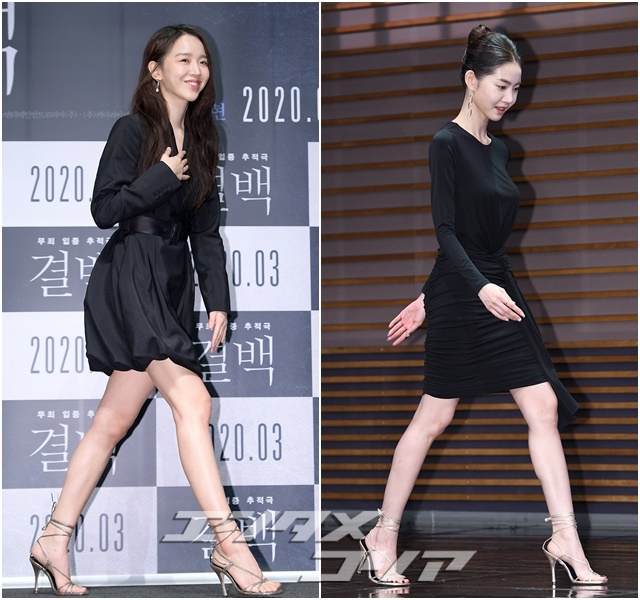 How Shin Hye-sun, Hwang Seung-eon Get Different Looks in Same Strappy Sandals