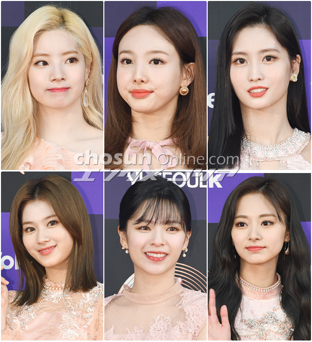 TWICE Members All Pretty in Pink