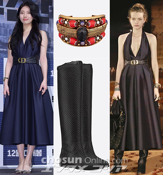 Su-zy Adds Her Own Touches to Christian Dior Outfit