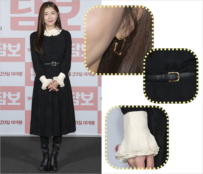 Actress Ha Ji-won, Lisa of Black Pink Get Contrasting Looks from Same Black Midi Dress