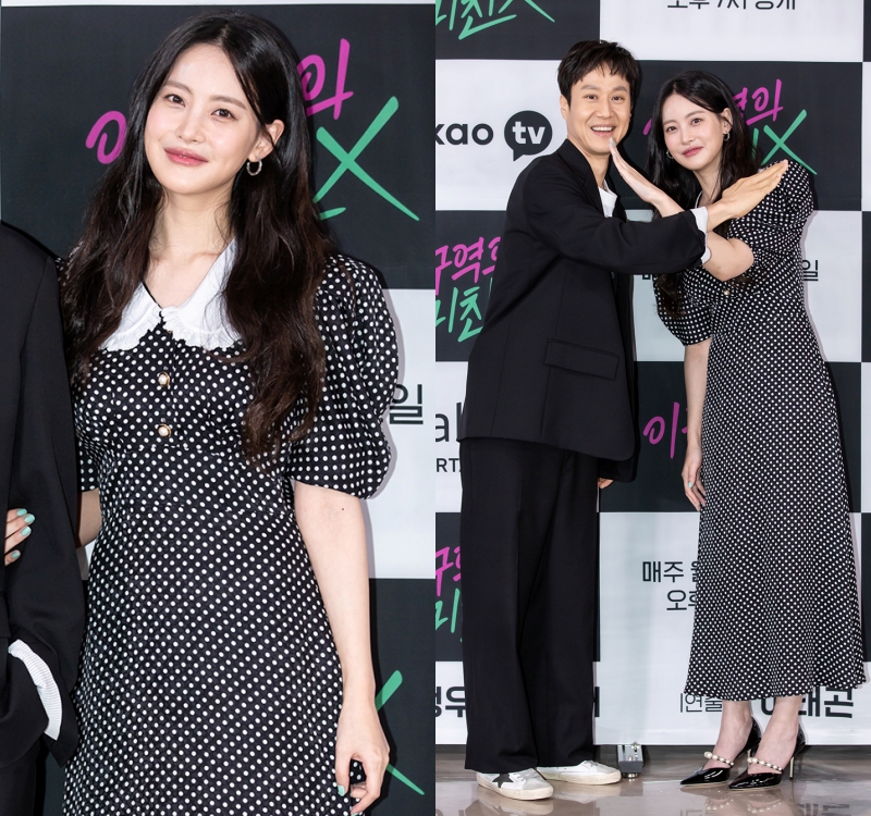 Actress Oh Yeon-seo Looks Adorable in Polka Dot Dress